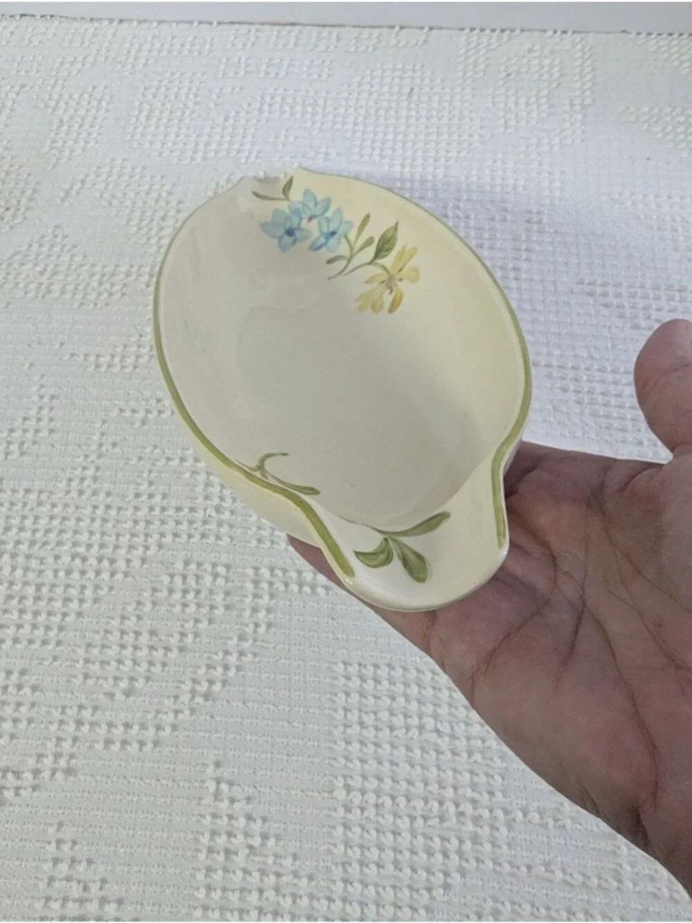 Vintage Franciscan DAISY Relish Bread Tray Platter Pottery 12